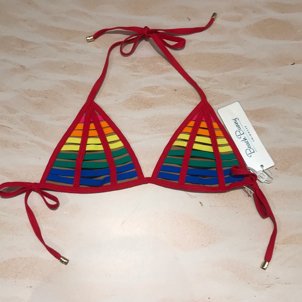 Hard Summer Tri Top by Beach Bunny